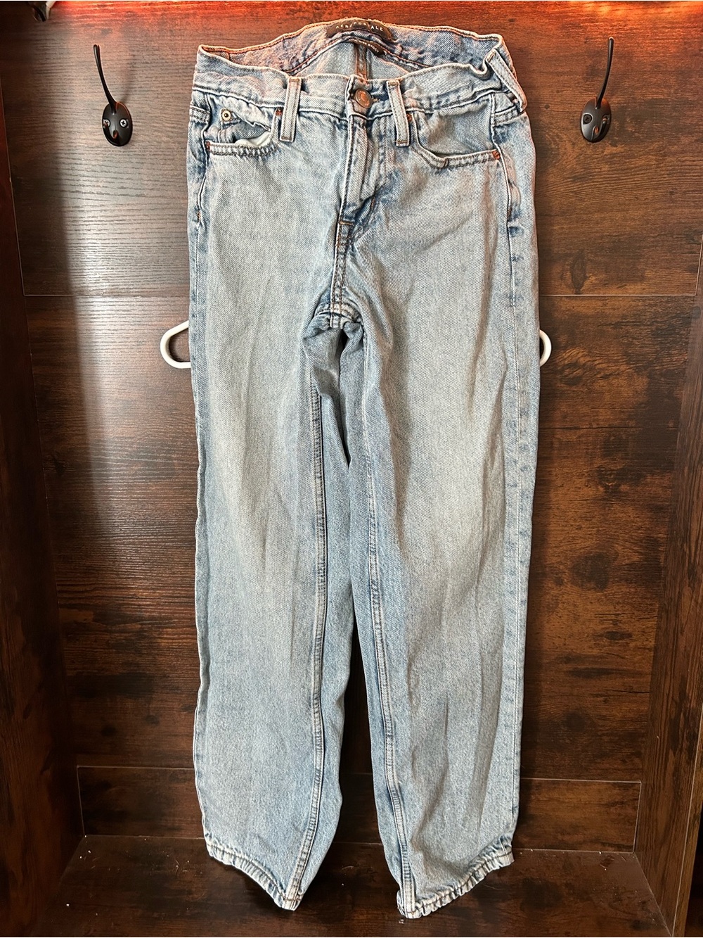 Aeropostale Light Blue Low Rise Baggy Jeans